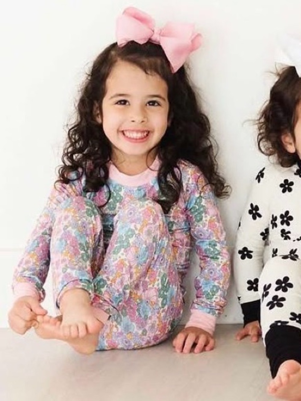 POPPY KIDS x DeDe Road Floral Bamboo Ruffle Convertible Sleeper- 2T